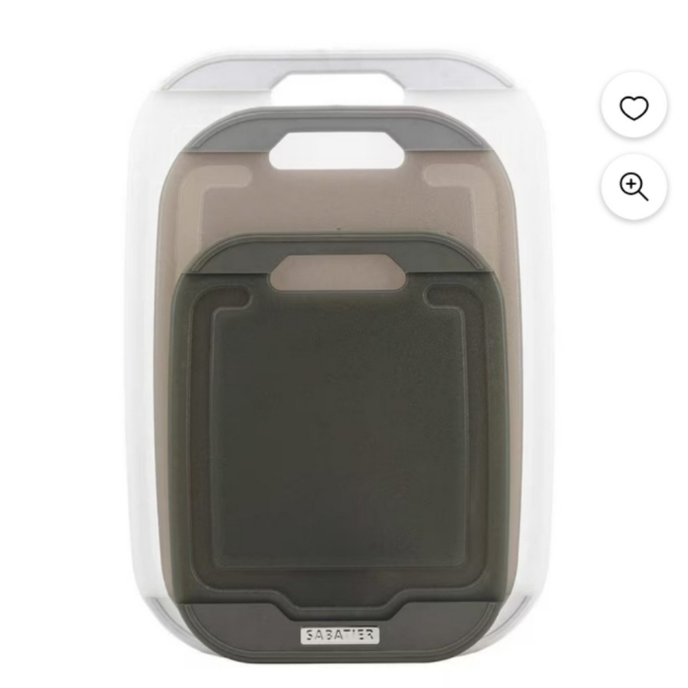 Sabatier non slip cutting board 3piece